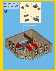 LEGO 10232 instructions page 21 – build guide