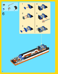 LEGO 10233 instructions page 8 – build guide