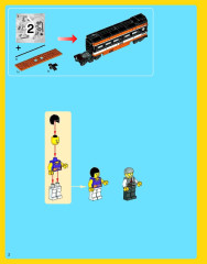 LEGO 10233 instructions page 2 – build guide