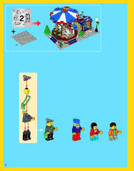 LEGO 10235 instructions page 2 – build guide