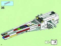 LEGO 10240 instructions page 74 – build guide