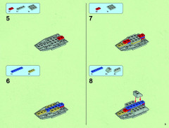 LEGO 10240 instructions page 9 – build guide