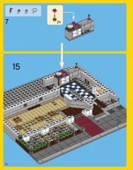 LEGO 10243 instructions page 20 – build guide