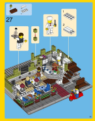 LEGO 10243 instructions page 35 – build guide
