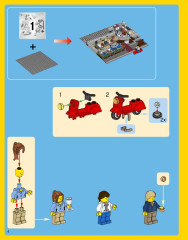 LEGO 10243 instructions page 4 – build guide