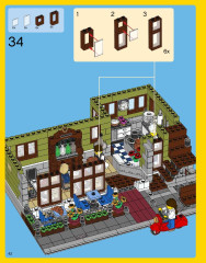 LEGO 10243 instructions page 42 – build guide