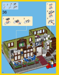 LEGO 10243 instructions page 44 – build guide