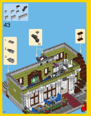 LEGO 10243 instructions page 54 – build guide