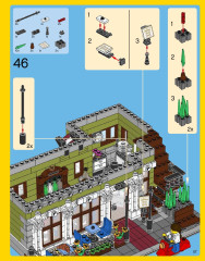 LEGO 10243 instructions page 57 – build guide