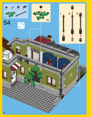 LEGO 10243 instructions page 66 – build guide