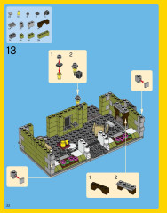 LEGO 10243 instructions page 22 – build guide