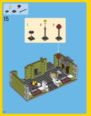 LEGO 10243 instructions page 24 – build guide