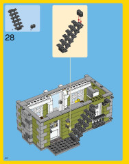 LEGO 10243 instructions page 40 – build guide