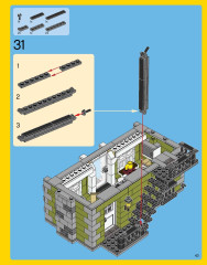 LEGO 10243 instructions page 43 – build guide