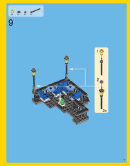 LEGO 10243 instructions page 7 – build guide