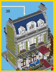 LEGO 10243 instructions page 54 – build guide
