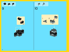 LEGO 10244 instructions page 10 – build guide