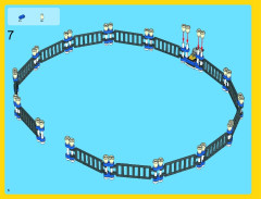 LEGO 10244 instructions page 6 – build guide