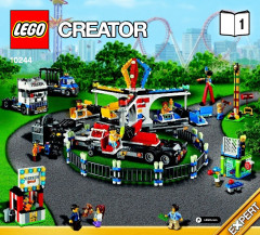 LEGO 10244 instructions page 1 – build guide