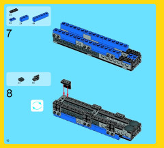 LEGO 10244 instructions page 10 – build guide