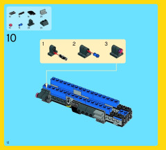 LEGO 10244 instructions page 12 – build guide
