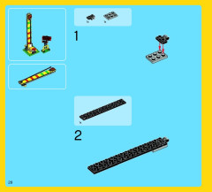 LEGO 10244 instructions page 28 – build guide
