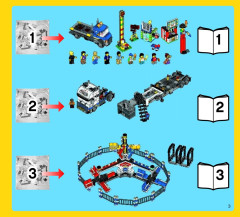 LEGO 10244 instructions page 3 – build guide