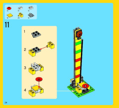 LEGO 10244 instructions page 34 – build guide