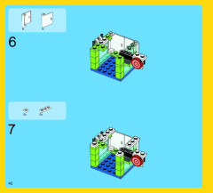 LEGO 10244 instructions page 42 – build guide