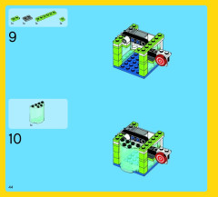 LEGO 10244 instructions page 44 – build guide