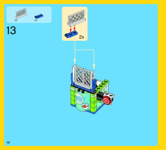 LEGO 10244 instructions page 46 – build guide