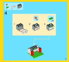 LEGO 10244 instructions page 49 – build guide