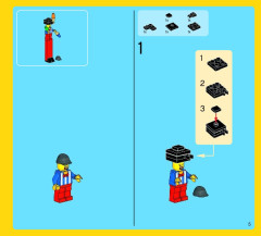 LEGO 10244 instructions page 5 – build guide