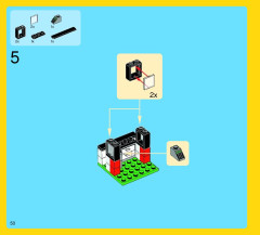 LEGO 10244 instructions page 50 – build guide