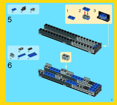 LEGO 10244 instructions page 9 – build guide
