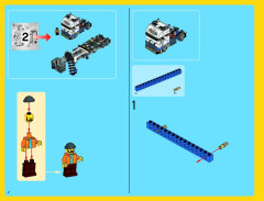 LEGO 10244 instructions page 2 – build guide