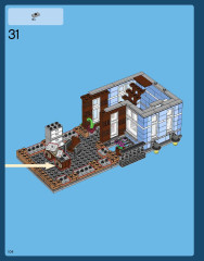 LEGO 10246 instructions page 104 – build guide