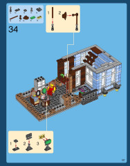 LEGO 10246 instructions page 107 – build guide