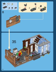 LEGO 10246 instructions page 110 – build guide