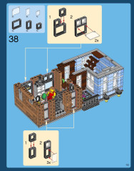LEGO 10246 instructions page 113 – build guide