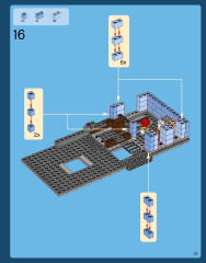 LEGO 10246 instructions page 131 – build guide