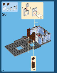 LEGO 10246 instructions page 134 – build guide