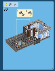 LEGO 10246 instructions page 151 – build guide