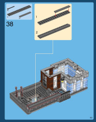 LEGO 10246 instructions page 153 – build guide
