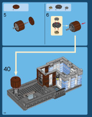 LEGO 10246 instructions page 156 – build guide