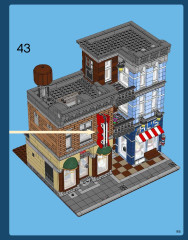 LEGO 10246 instructions page 165 – build guide