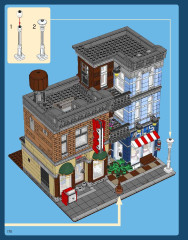 LEGO 10246 instructions page 170 – build guide