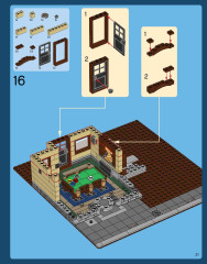 LEGO 10246 instructions page 21 – build guide