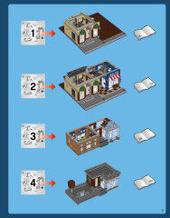 LEGO 10246 instructions page 3 – build guide