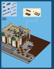 LEGO 10246 instructions page 40 – build guide